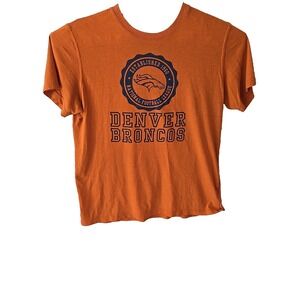 Vintage Denver Broncos T-Shirt Men's XL – Orange & Blue NFL Football Logo Tee